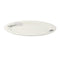 White Ceramic Floral Print Tableware Oval Serving Dish Plate 10''  (Ctn Box 40 units)