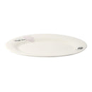White Ceramic Floral Print Tableware Oval Serving Dish Plate 12''  (Ctn Box 30 units)