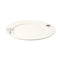 White Ceramic Floral Print Tableware Round Serving Dish Plate 10.5''  (Ctn Box 36 units)
