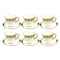 Ceramic Coffee Cup and saucer Abstract Print ** 90cc/11 cm  (Ctn Box 20 units)