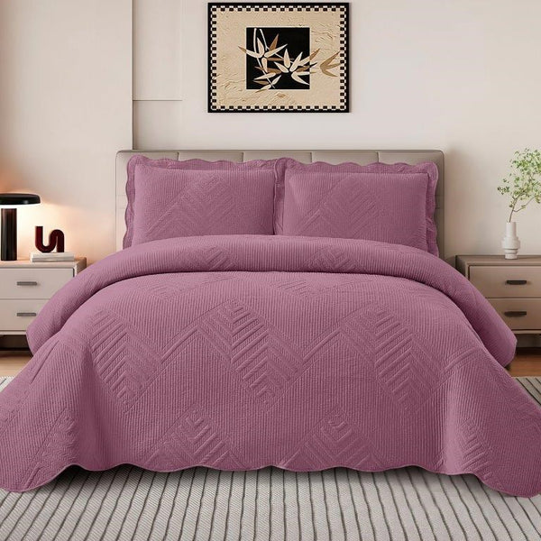 Plain Color Comforter Bedspread Bedding Set Bed Cover with Pillowcase Set need inspect (Ctn Box 10 units)