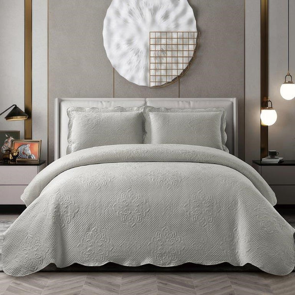 Plain Color Comforter Bedspread Bedding Set Bed Cover with Pillowcase Set need inspect (Ctn Box 10 units)