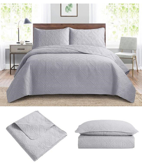 Plain Color Comforter Bedspread Bedding Set Bed Cover with Pillowcase Set need inspect (Ctn Box 10 units)