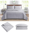 Plain Color Comforter Bedspread Bedding Set Bed Cover with Pillowcase Set need inspect (Ctn Box 10 units)