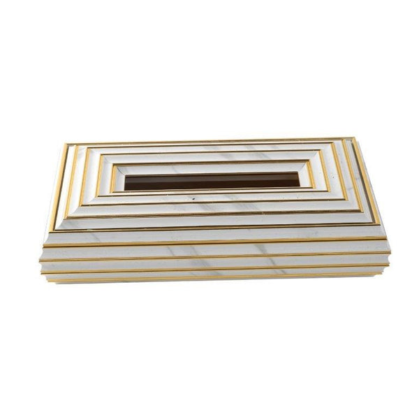 DecoAbstract Print Acrylic Tissue Box 23.5*6*12.5 cm  (Ctn Box 72 units)
