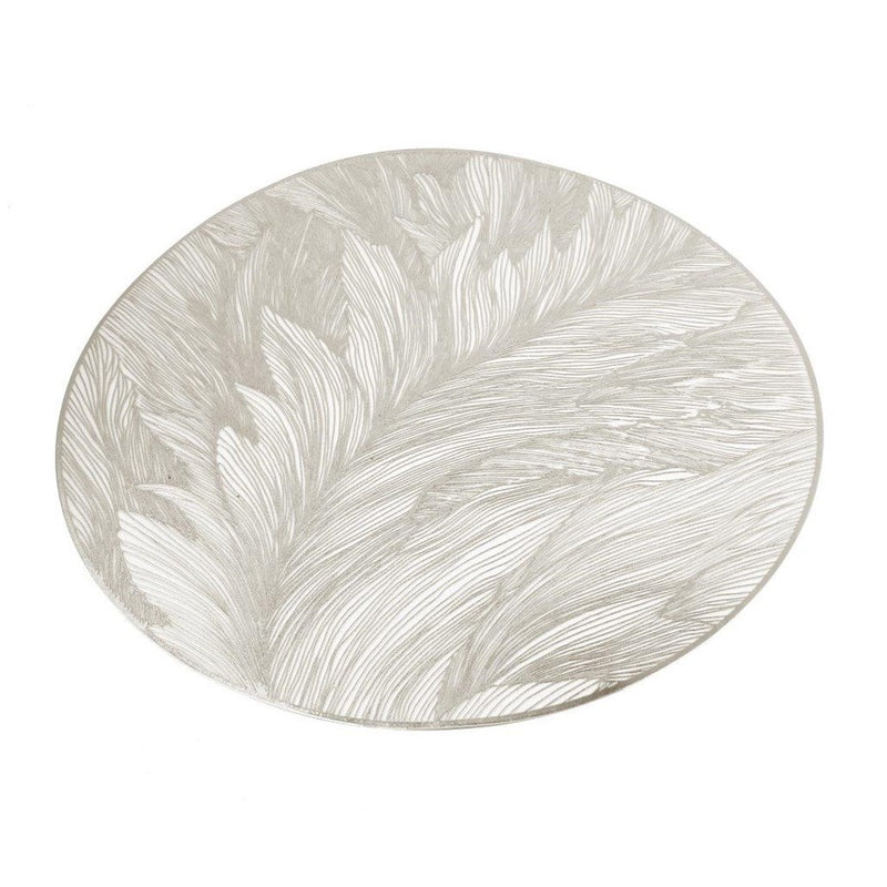 Deco Round Abstract Pattern Plastic Dining Table Placemat 38 cm (Ctn Box 300 units)