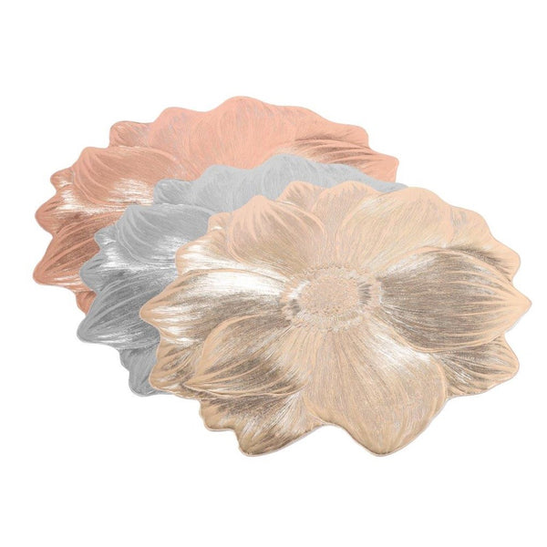 Deco Flower Abstract Pattern Plastic Dining Table Placemat 38 cm (Ctn Box 300 units)