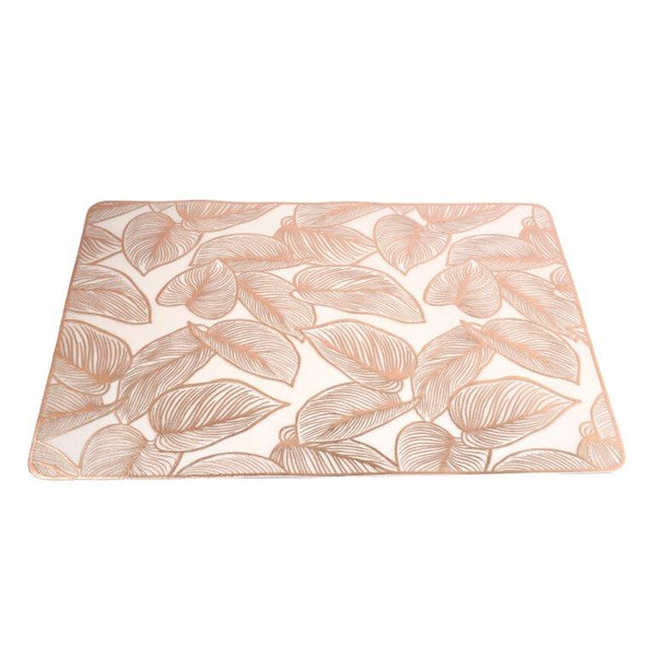 Deco Flower Abstract Pattern Plastic Dining Table Placemat 30*45 cm (Ctn Box 300 units)