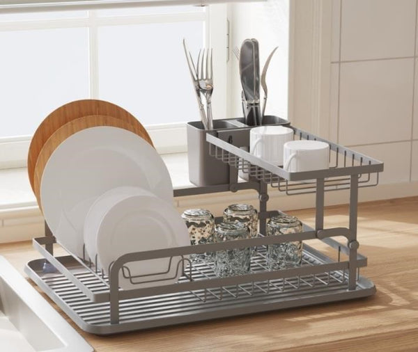 Silver Metal Dish Rack Cutlery Holder 40*28*19.5 cm  (Ctn Box 10 units)