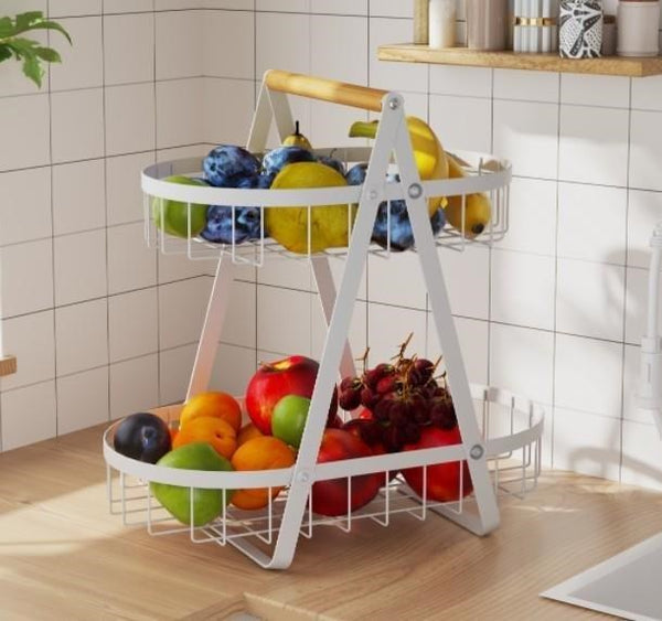 Multi layer Iron Fruit Basket 32*18*32 cm  (Ctn Box 24 units)