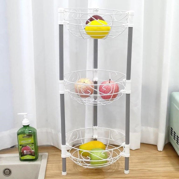Multi layer Iron Fruit amd Vegetable Rack 28.5*28.5*65.5 cm  (Ctn Box 12 units)