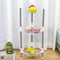 Multi layer Iron Fruit amd Vegetable Rack 28.5*28.5*65.5 cm  (Ctn Box 12 units)