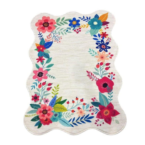 Super Soft Abstract Print Indoor Outdoor Non Slip Waterproof Floor Mat 60*90 cm  (Ctn Box 50 units)
