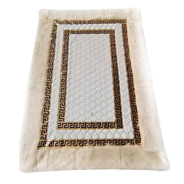 Greek Key Roman Design Fluffy Super Soft Indoor Area Rug Carpet 160*230 cm  (Ctn Box 5 units)