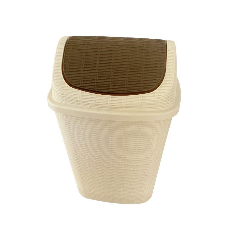 Multi Color Swing Top Rubbish Bin 24*21*27 cm  (Ctn Box 36 units)