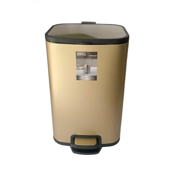 Mix Color Plastic Pedal Rubbish Bin 25*20*38 cm  (Ctn Box 6 units)