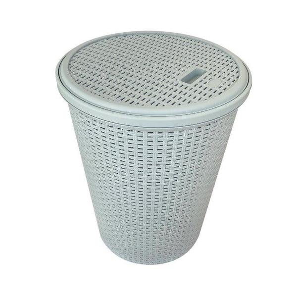 Multipurpose Plastic Laundry Hamper Basket with Lid  42*42*51 cm  (Ctn Box 12 units)