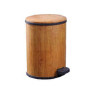 Timber Print Plastic Pedal Rubbish Bin 23*23*30 cm  (Ctn Box 12 units)