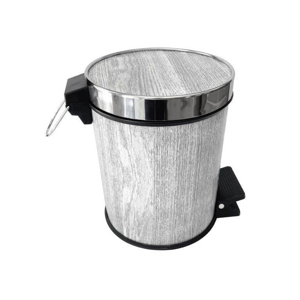 Abstract Print Plastic Pedal Rubbish Bin 21*21*27 cm  (Ctn Box 16 units)