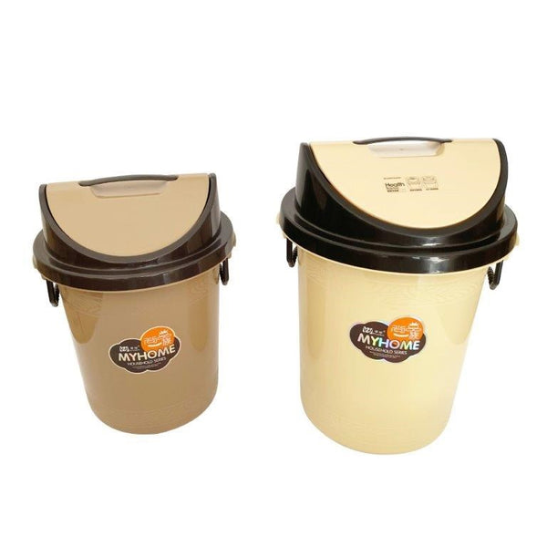 Multi Color Swing Top Rubbish Bin 23*23*31 cm  (Ctn Box 40 units)