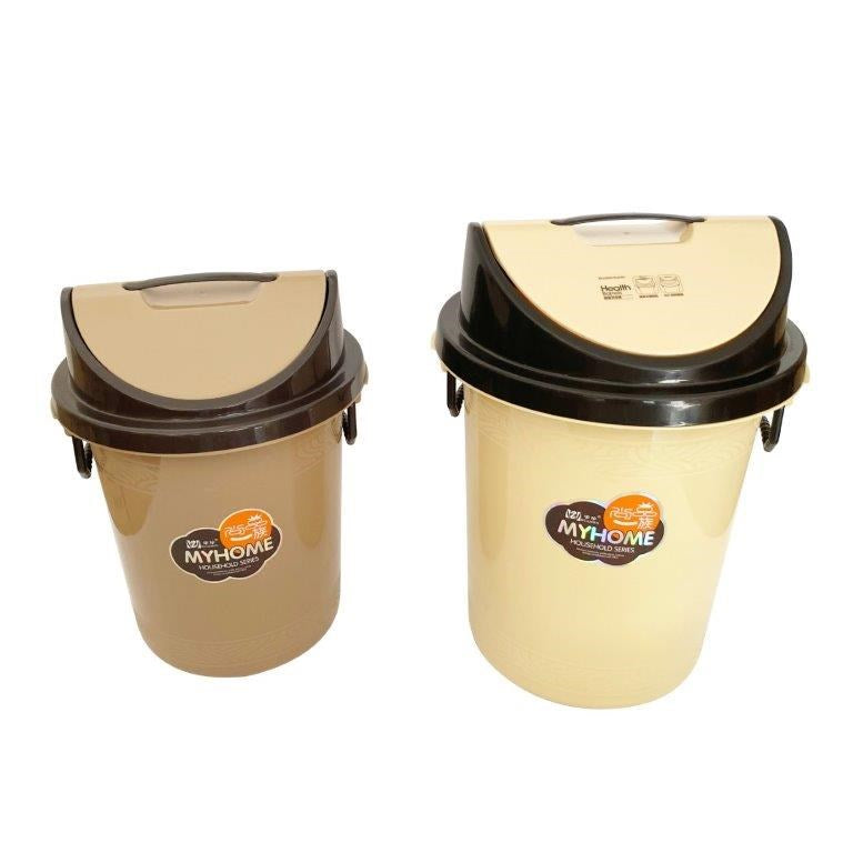 Multi Color Swing Top Rubbish Bin 23*23*31 cm  (Ctn Box 40 units)