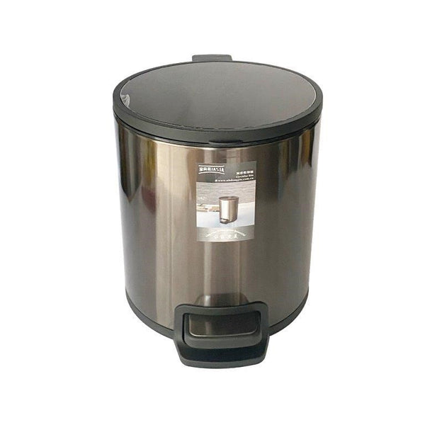 Abstract Print Plastic Pedal Rubbish Bin 23*26 cm  (Ctn Box 6 units)