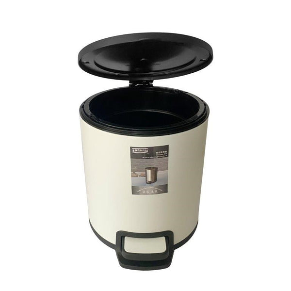 Abstract Print Plastic Pedal Rubbish Bin 23*26 cm  (Ctn Box 6 units)
