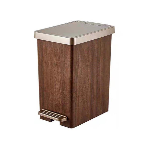 Abstract Print Plastic Pedal Rubbish Bin 28*18*28 cm  (Ctn Box 12 units)