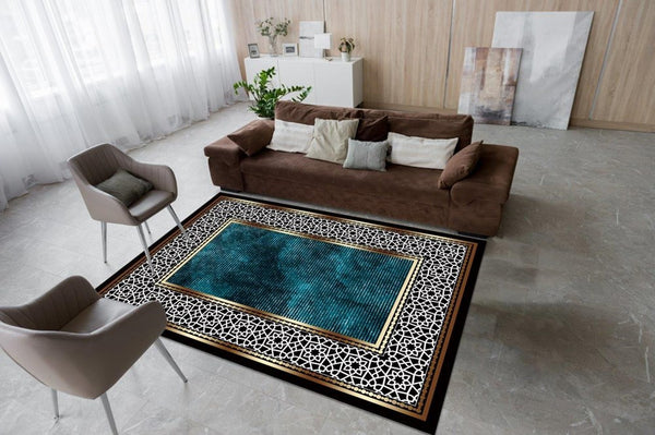 Persian Pattern Modern Style Anti Slip Soft Area Rug Carpet 160*230 cm (Ctn Box 6 units)