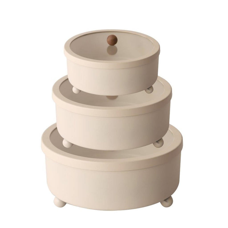 Elegant Metal Round Fruits and Candy Tray Gift BoxSet of 3 Pcs 17*6/25*6/20*6 cm (Ctn Box 8 units)