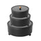 Elegant Metal Round Fruits and Candy Tray Gift BoxSet of 3 Pcs 17*6/25*6/20*6 cm (Ctn Box 8 units)