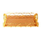 Deco Gold Metal Rectangular Serving Tray Set of 2 Pcs 38*25/43*30 cm (Ctn Box 8 units)