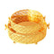 Deco Gold Metal Round Serving Tray Fruit Basket Set of 2 Pcs (Ctn Box 10 units)
