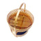 Engraved Deco Gift Basket Fruit Plate Nuts and Chocolates Serving Tray 2 Tier 25*40 cm (Ctn Box 10 units)