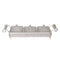 Metal Deco Silver Candy Box Nuts and Chocolates 2 Slot Serving Tray with Lid  47*11.5*10 cm (Ctn Box 8 units)
