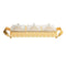 Metal Deco Gold Candy Box Nuts and Chocolates 2 Slot Serving Tray with Lid  47*11.5*10 cm (Ctn Box 8 units)
