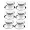 Ceramic Tea Cup and saucer Abstract Print ** 200cc/14 cm  (Ctn Box 12 units)