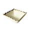 White Ceramic Gold Rim Tableware Rectangular Serving Dish Bowl 11.5X11.5X5 cm (Ctn Box 96 units)