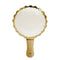 White Ceramic Gold Rim Tableware Round Serving Dish Bowl 25.5X17X5.5 cm (Ctn Box 24 units)