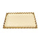 White Ceramic Gold Rim Tableware Rectangular Serving Dish Plate 36*21*3.3 cm (Ctn Box 30 units)