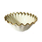White Ceramic Gold Rim Tableware Round Serving Dish Bowl 15.5*15.5*6.5 cm (Ctn Box 60 units)