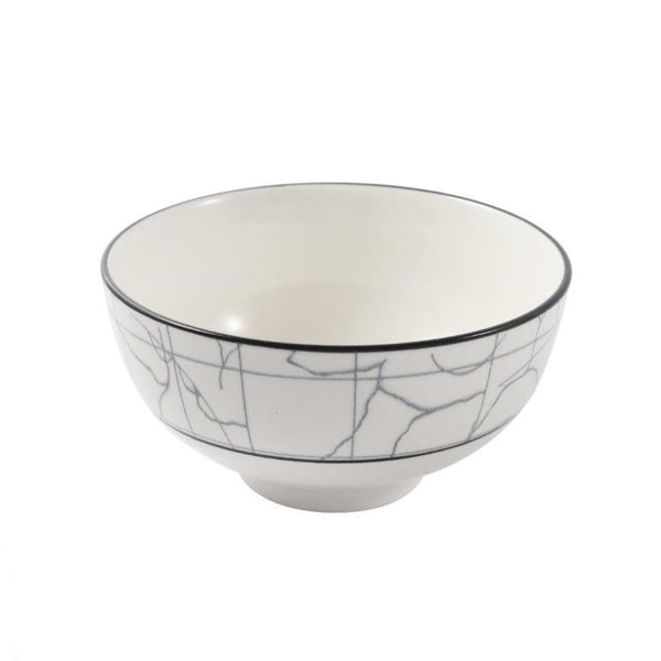 Abstract Print Ceramic Tableware Round Serving Dish Bowl 4.5 cm (Ctn Box 120 units)