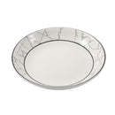 Abstract Print Ceramic Tableware Round Serving Dish Plate 4.5 cm (Ctn Box 240 units)