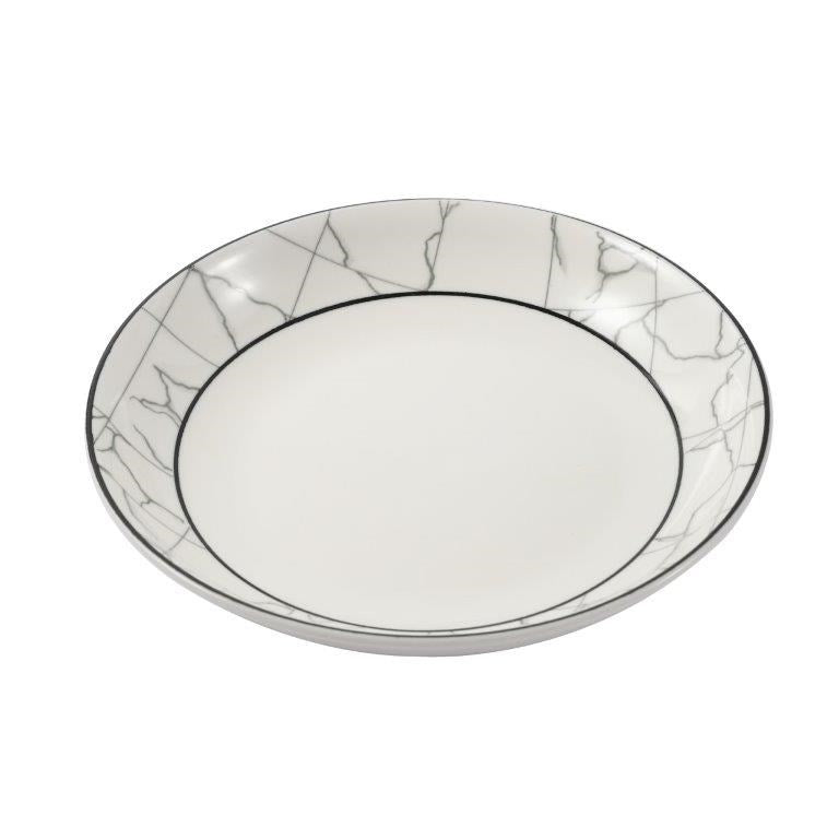 Abstract Print Ceramic Tableware Round Serving Dish Plate 7 cm (Ctn Box 80 units)