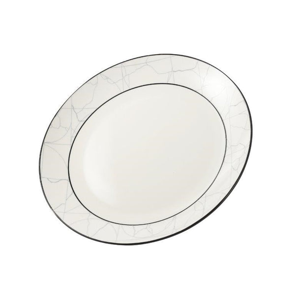 Abstract Print Ceramic Tableware Round Serving Dinner Plate 10.5 cm (Ctn Box 36 units)