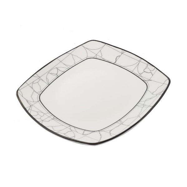 Abstract Print Ceramic Tableware Round Serving Dish Plate 9.5 cm (Ctn Box 48 units)
