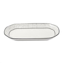 Abstract Print Ceramic Tableware Oval Serving Dish Plate 27 cm  (Ctn Box 40 units)