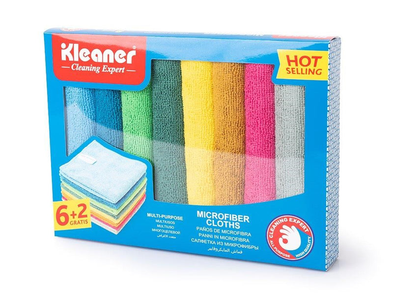Kleaner Multipurpose Microfiblre Cleaning Cloth Pack of 6 28*20*3.5 cm (Ctn Box 48 units)