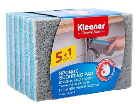 Kleaner Cleaning Scourer Pad Pack of 6 12.5*9*9 cm (Ctn Box 48 units)