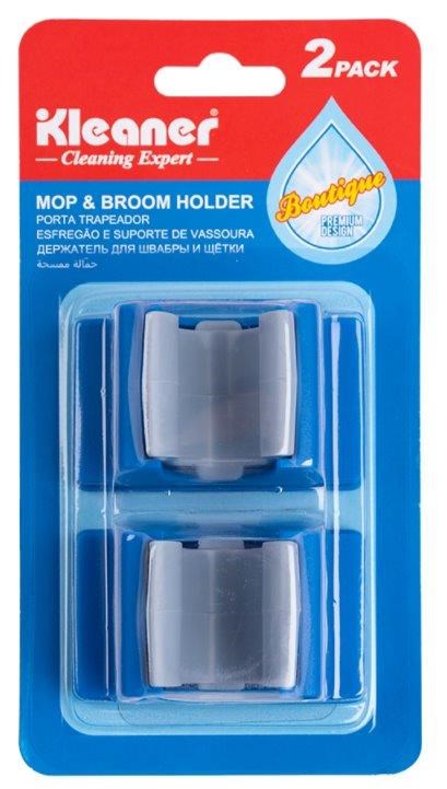 KZ2101 Kleaner Pack of 2 Broom and Mop Holder 6.7*4*3.9 cm  (Ctn Box 96 units)